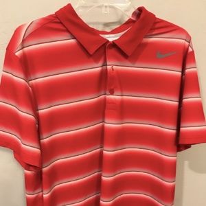 XL Nike DriFit Red Polo